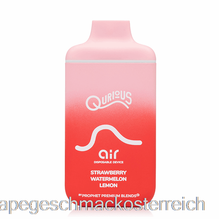 Qurious Air 6000 Einweg-Erdbeer-Wassermelone-Zitrone-Vape-Geschmack